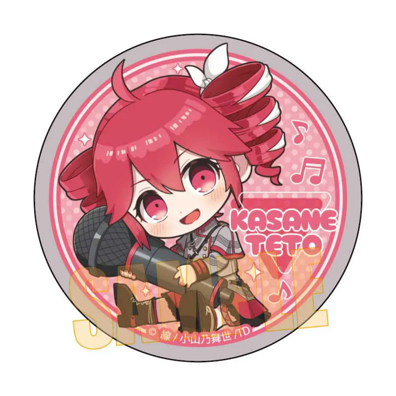Kasane Teto: Trading Badges Blind Box - 1 Unidade Aleatória